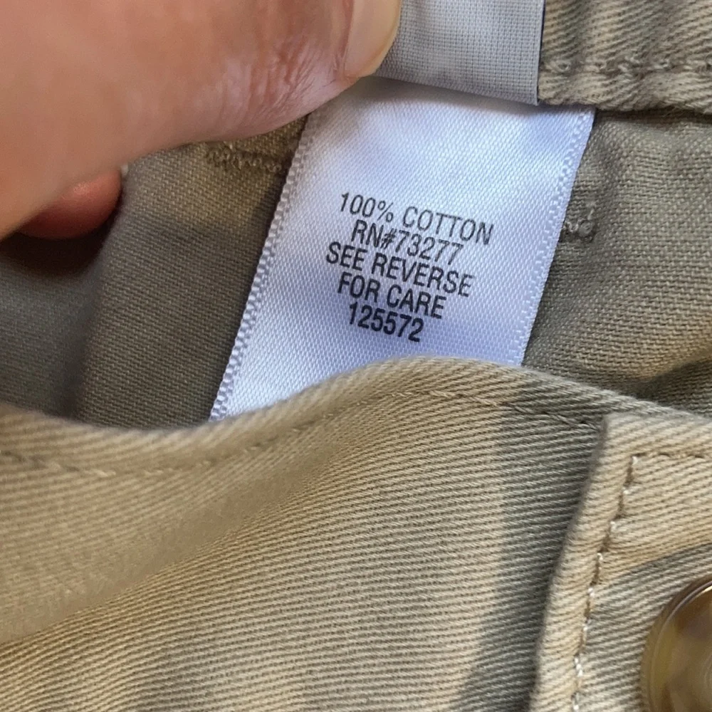 NWT Side elastic tan cargo short Croft & barrow size 52 or 46 - Picture 11 of 16